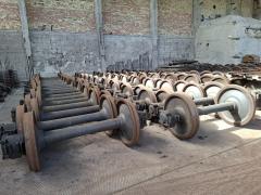 Колесные пары ж/д вагонов / Dzelzceļa vagonu riteņpāri